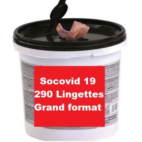 Bidon distributeur de 290 lingettes SOCOVID 19