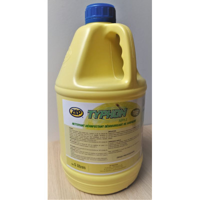 NETTOYANT DESINFECTANT VIRUCIDE TYPHON POMME 5L EN14476