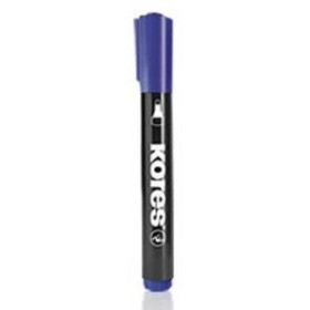 Kores Marqueur permanent K MARKER, pointe ogive, bleu