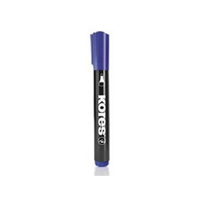 Kores Marqueur permanent K MARKER, pointe ogive, bleu