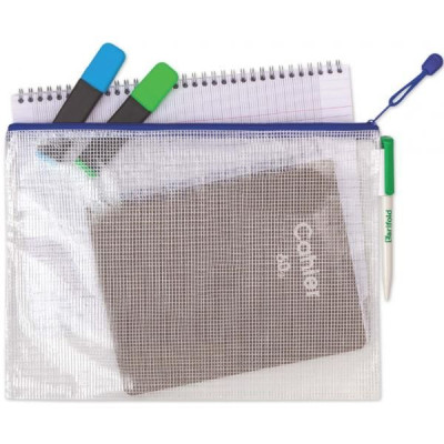 Tarifold Pochette à zip ZIPPER, A4, PVC, Vert