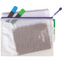 Tarifold Pochette à zip ZIPPER, A4, PVC, Vert