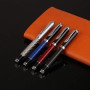 Stylo écriture à bille encre gel noir en fibre de carbone LI