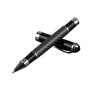 Stylo écriture à bille encre gel noir en fibre de carbone C