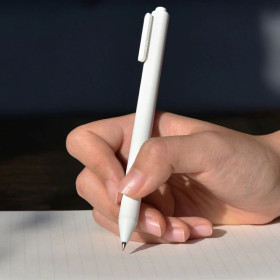 Stylo KACO Pure blanc encre noir 0.5mm