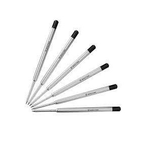 Recharge pour Stylo écriture à bille encre gel noir en fibre de carbone