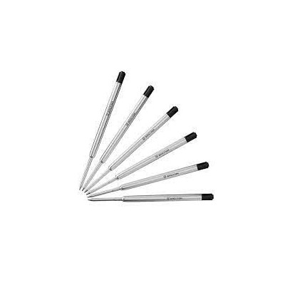 Recharge pour Stylo écriture à bille encre gel noir en fibre de carbone