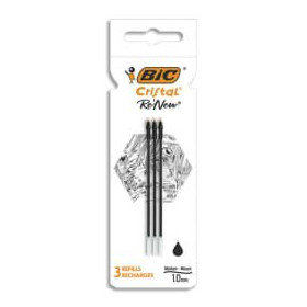 BIC BLS/3 RECHARGE CRISTALRENEW N 503839
