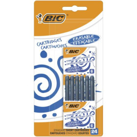 BIC BLISTER 24 CART INT COURTE B 888751