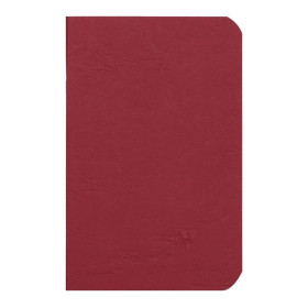 Age Bag carnet piqué 9x14cm 96p uni rouge