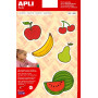 Pochette 22 MAXI GOMMETTES ENL FRUITS      OB