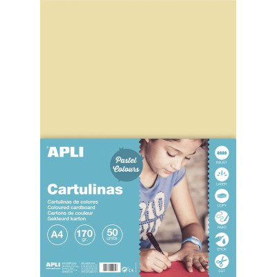 SACH. CARTON 170G A4 50F CRÈME