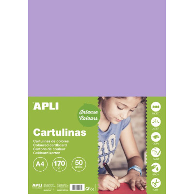 SACH. CARTON 170G A4 50F LILAS