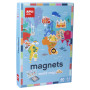 B MAGNETIC Etiquettes UE CARTE DU MONDE 40U