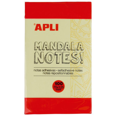 NOTES COULEUR STANDARD MANDALA 125X75  OB