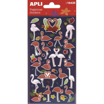 P.1F STICKERS FLAMANTS ROSES           OB