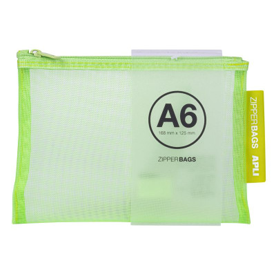 ZIPPER BAG NYLON A6 ASSORT. COULEUR    OB