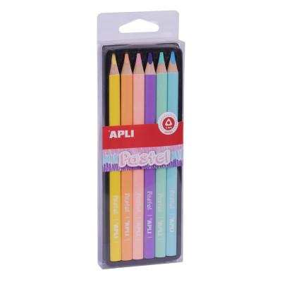SET CRAYONS DE COUL JUMBO PASTEL  6U   OB