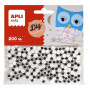 SACH 200 YEUX MOBILES ADH NOIR ROND 6MM
