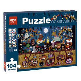 B. PUZZLE OBSERVATION FORÊT 104
