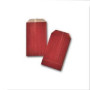 Boite de 250 pochettes kraft cadeau rouges 70 x 120 mm 60 g/m²
