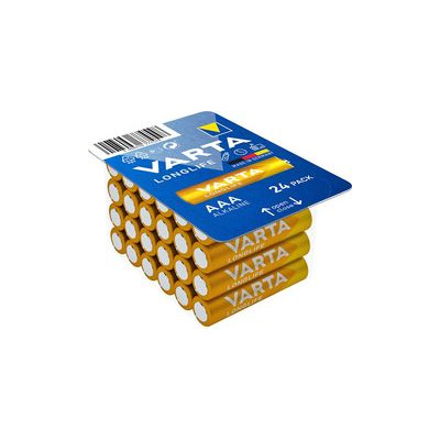 Varta Pack de 24 piles Micro, AAA, LR06, 1.5V Alkaline, - Longlife