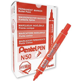 12 pen marqueur perm pnte ogv rge n50-b