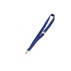 DURABLE Lacet textile 20 avec fermeture de sécurité bleu 8137-07