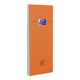 BLOC SHOPPING ORANGE OXFORD AGRAFE 74X210 160P OPTIK P. Q5/5