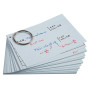 50 Flashcards bristol A6 lignées 5 ass.