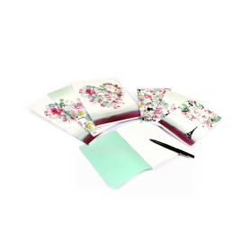 Blooming, Cahier piqué, A5 - 14,8 x 21 cm, 96 pages, ligné, ass.