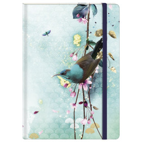 Sakura dream, Carnet rembordé rigide, A6 - 10,5 x 14,8 cm, 160 pages, ligné, sim
