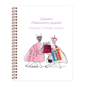 Ritournelle, Carnet perpétuel, couverture rembordée rigide, reliure intégrale, A