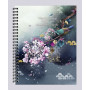 Sakura dream, Carnet perpétuel rembordé rigide, reliure intégrale, A5 - 14,8 x 2