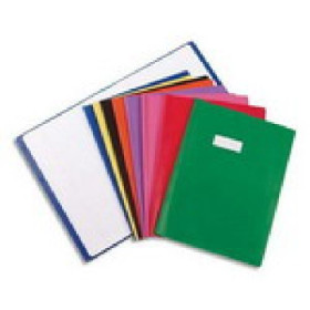 ELBA Protège-cahier en PVC opaque grain PICTO 18/100è format 24x32 rose