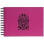Album spirales 23x16 50p COLOURS Fuchsia