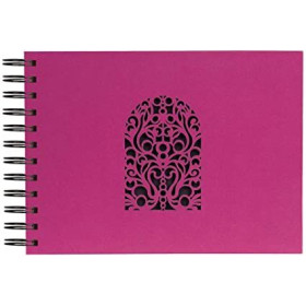 Album spirales 23x16 50p COLOURS Fuchsia