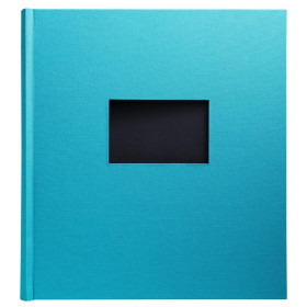 Alb livre 60p noir 29x32cm Pop'N Co cyan