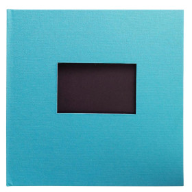 Alb livre 30p noir 25x25cm Pop'N Co cyan