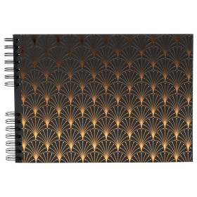 Alb spiralé 50p noir 32x22 Néo Déco noir