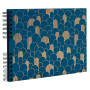 Alb spiralé 50p noir 32x22 Néo Déco bleu