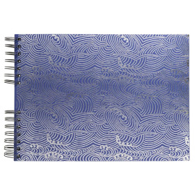 Alb spirales 50p n 32x22 cm Japan bleu