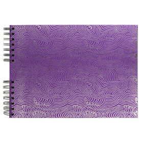 Alb spirales 50p n 32x22 cm Japan violet