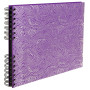 Alb spirales 50p n 32x22 cm Japan violet