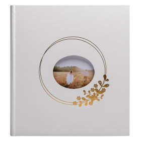 Alb livre 60pbl 29x32cm Ringflower blanc