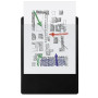 Porte-bloc avec pochette PP A4 noir