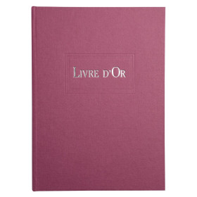 LIVRE D'OR    1M.220X170 LIE DE VIN