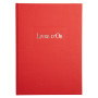 LIVRE D'OR    1M.220X170 ROUGE