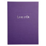 LIVRE D'OR    1M.220X170 VIOLET