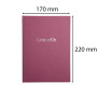LIVRE D'OR    1M.220X170 LIE DE VIN
